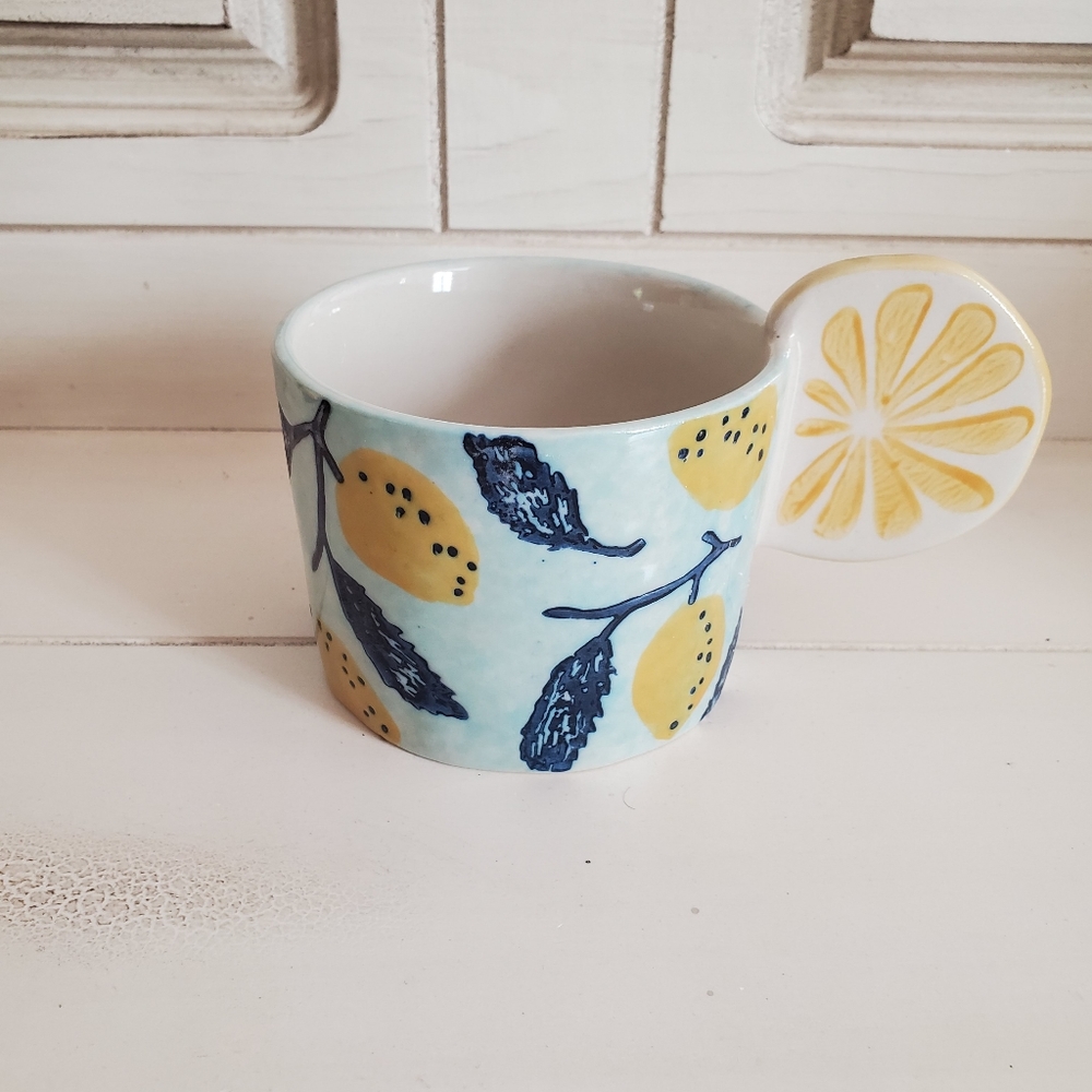 Anthropologie Lemon Grove Mug